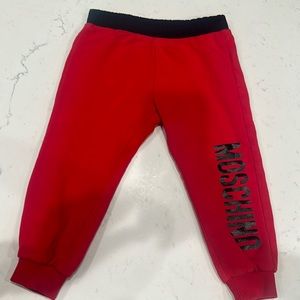 Authentic boys Moschino pants 18-24 months
